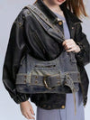 Retro Punk Rock One-Shoulder Bag: The Ultimate Cool and Edgy Travel Companion