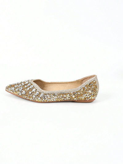 Sparkling Rhinestone Flat Sandals: The Perfect Party Accessory