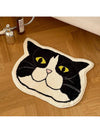 Adorable Black Cat Bathroom Rug: Non-Slip, Absorbent, and Stylish Addition to Your Home