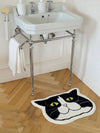 Adorable Black Cat Bathroom Rug: Non-Slip, Absorbent, and Stylish Addition to Your Home