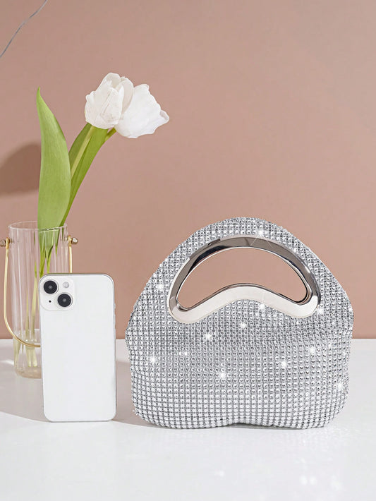 Sparkling Rhinestone Clutch: Evening Handbag for Glamorous Nights