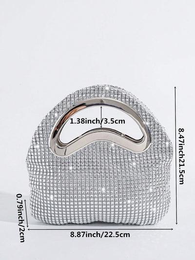 Sparkling Rhinestone Clutch: Evening Handbag for Glamorous Nights