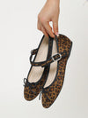 2024 Women's Outdoor Style Flat Shoes: Comfortable & Stylish Animal Print Loafers