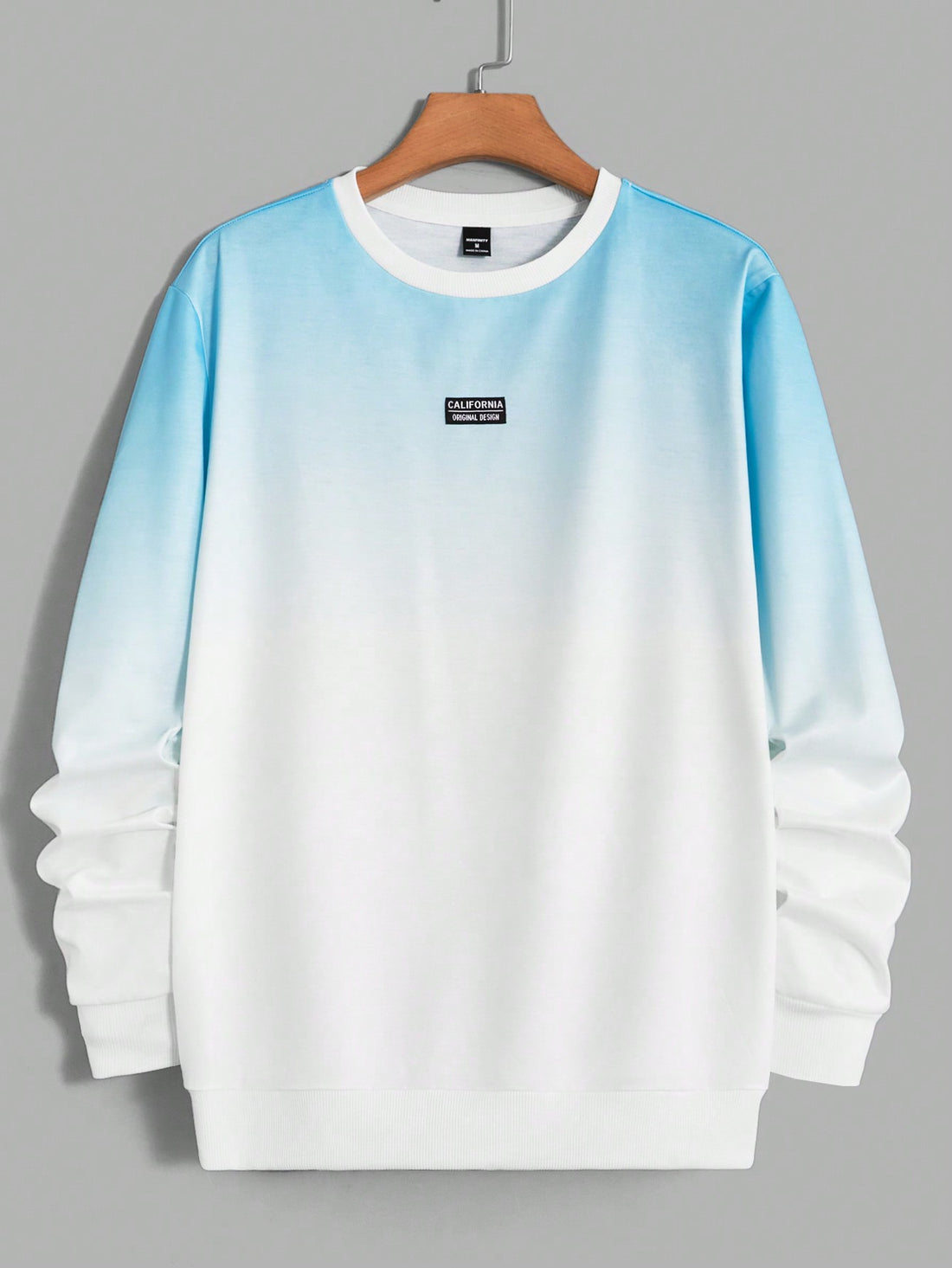 Elevate your wardrobe with our Stylish Casual Wardrobe Essential for Men. This sweatshirt features a trendy gradient design, guaranteed to make a statement. The knitted fabric ensures durability and comfort, making it a perfect choice for any occasion.