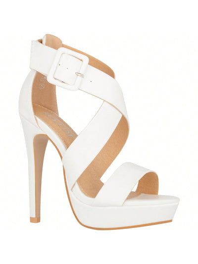 Sexy Open-Toe Ankle Strap Stilettos: Elevate Your Party Look