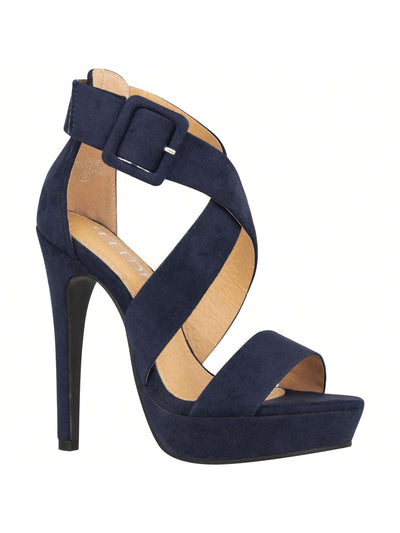 Sexy Open-Toe Ankle Strap Stilettos: Elevate Your Party Look