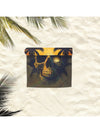 Skull & Palm Beach Towel: Sand Resistant, Quick Drying & Absorbent