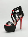 Black Peep Toe High Heels: Perfect for Formal Summer Events