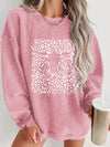 Chic & Edgy Casual Skull Print Pullover Sweatshirt