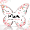 A Beautiful Butterfly Shaped Acrylic Plaque: The Perfect Gift for Mom