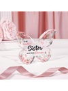 Elegant Acrylic Butterfly Plaque - A Unique Gift for Sister's Special Occasions