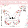 Enchanting Butterfly Acrylic Plaque: A Unique Gift for Sister's Christmas, Birthday, and New Year Celebration