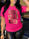 Empower Your Day: 'Learn, Live, Hope' Teacher Graphic Tee