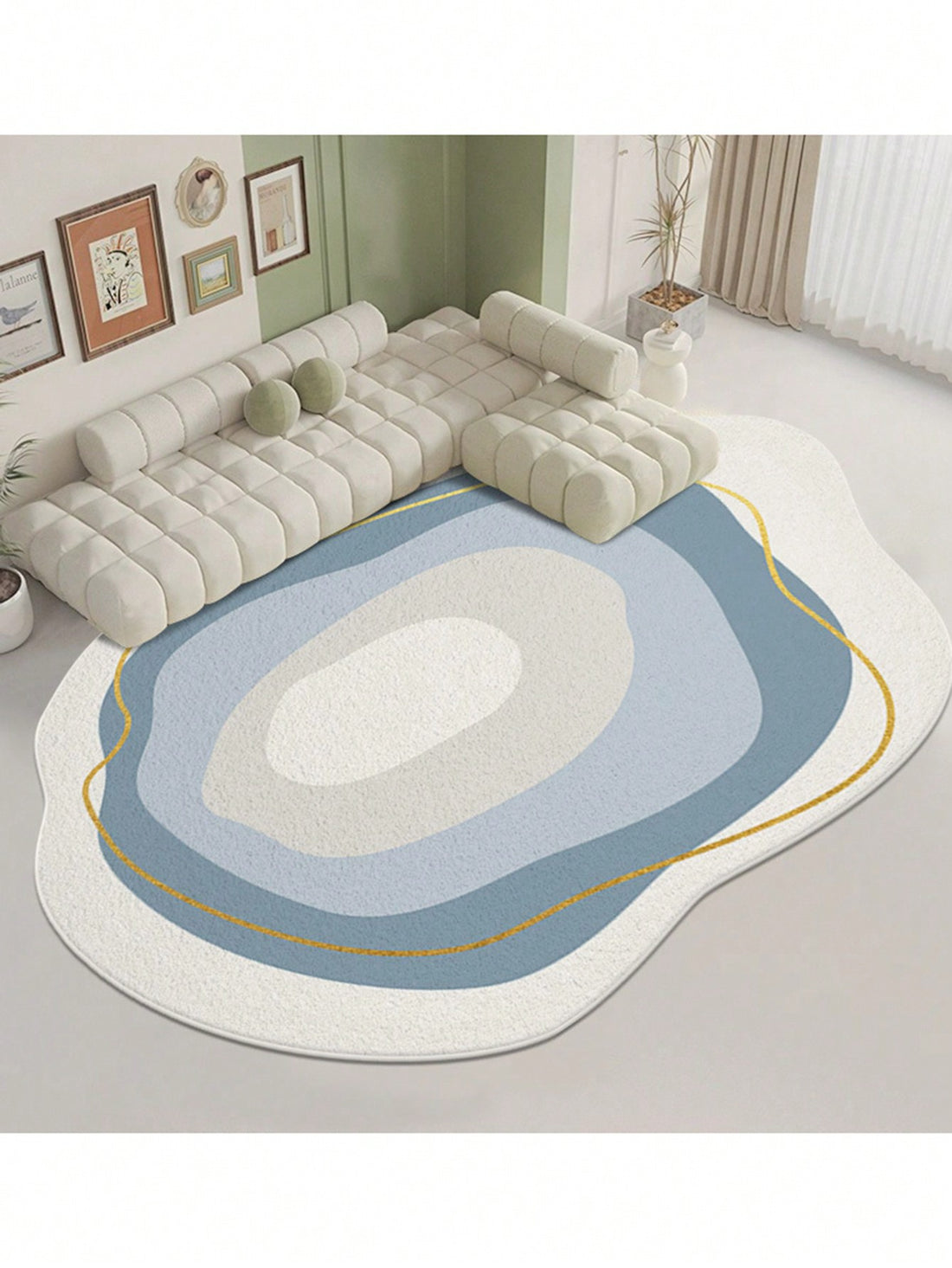 Add a touch of Nordic minimalism to any room with our Cloudy Cream Faux Wool Carpet. Made from high-quality materials, our carpet provides a cozy, yet stylish, addition to your <a href="https://canaryhouze.com/collections/rugs-and-mats" target="_blank" rel="noopener">home decor</a>. With its soft and durable faux wool, this carpet is perfect for any space.