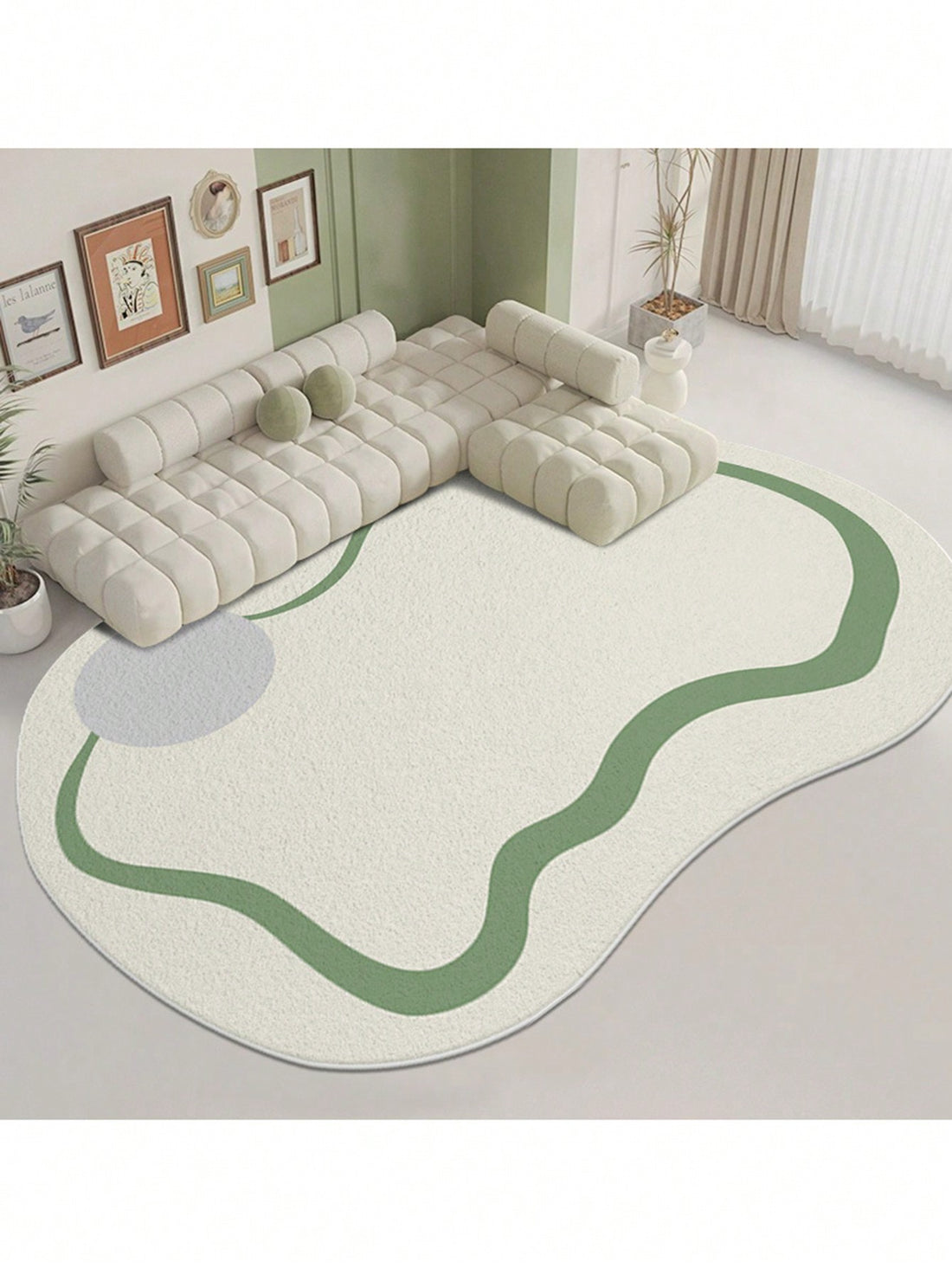 Add a touch of Nordic minimalism to any room with our Cloudy Cream Faux Wool Carpet. Made from high-quality materials, our carpet provides a cozy, yet stylish, addition to your <a href="https://canaryhouze.com/collections/rugs-and-mats" target="_blank" rel="noopener">home decor</a>. With its soft and durable faux wool, this carpet is perfect for any space.
