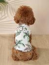 This Hawaiian Style Pet Vest is the perfect outfit for your small dog, suitable for all four seasons. Made with high-quality materials, this vest offers both comfort and style. Keep your furry friend warm and stylish with this versatile vest.