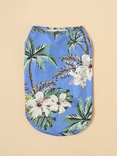 Hawaiian Style Pet Vest: The Perfect 4-Season Outfit for Small Dogs