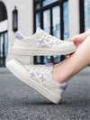 Stylish Star Pattern Sneakers: Women's Casual Sports Shoes for a Breathable Summer Look