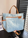 This Chic Canvas Tote Bag is designed for stylish middle-aged women. Made from durable canvas material, it offers both fashion and function. With a spacious interior and multiple pockets, it provides convenience and organization for everyday use. Elevate your style with this chic and practical tote bag.