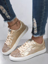 Shimmering Stars Lace-Up Flats: The Must-Have Casual Shoes