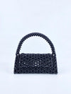 Chic Hollow Out Beaded Transparent Tote Bag - Waterproof & Sandproof for Beach, Sports & Picnics