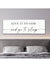 "Give It To God and Go To Sleep" Wall Art Canvas - Perfect Master Bedroom Decor