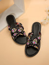 Step into Summer with Style: Women's Fashionable Casual Flat Slippers for Hom