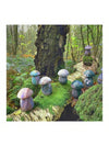 Crystal Magic Wand: Natural Ocean Jasper Mushroom Quartz Crystal Home Decor