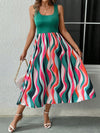 This Women's Sleeveless Wave Stripe <a href="https://canaryhouze.com/collections/women-dresses" target="_blank" rel="noopener">Dress</a> is a modern take on a classic style, perfect for any fashionable woman. The bold wave stripe design adds a unique touch, while the sleeveless cut keeps you cool and comfortable. Elevate your wardrobe with this stylish and versatile dress.