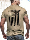 Eagle Eye Catcher: Men's Summer American Eagle Printed Casual T-Shirt