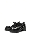 chunky Mary Jane platform shoes image 11 showing visible heel, strap, toe, color, and material details