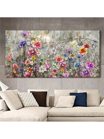 Vibrant Abstract Canvas Poster - Modern Wall Art for Trendy Home Decor