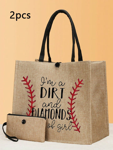 This Jigsaw Pattern Handbag Set is a stylish and spacious accessory perfect for shopping and gifting. Its unique jigsaw pattern adds a touch of elegance while its size allows for easy organization. With this set, you'll never have to compromise on fashion or function.
