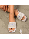 Divine Deep Blue Gem Sandals: Eye of God Pearls & Diamonds