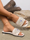 Divine Deep Blue Gem Sandals: Eye of God Pearls & Diamonds