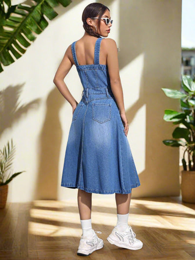 Denim Spaghetti Strap Dress: Effortless Style for Every Occasion