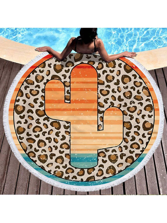 Introducing the ultimate multi-functional summer essential - the Boho Chic Cactus Leopard Print <a href="https://canaryhouze.com/collections/towels" target="_blank" rel="noopener">Beach Towel</a>. This stylish and versatile towel not only features a trendy design, but also offers a variety of uses. Made with high-quality materials, it provides maximum comfort and durability while lounging at the beach, pool, or park. Stay chic and practical with this must-have accessory.