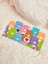 Cozy Care Bears Imitation Cashmere Carpet with Non-Slip White Edge - Perfect for Adding a Pop of Fun to Any Room!