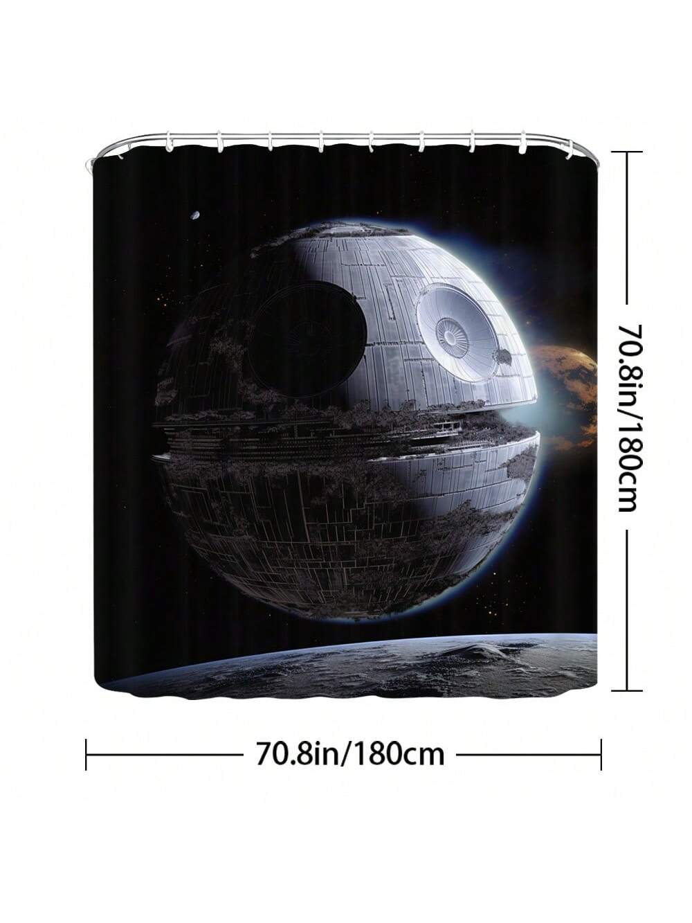 Transform your bathroom into a celestial oasis with our Galactic Dreams <a href="https://canaryhouze.com/collections/shower-curtain" target="_blank" rel="noopener">Shower Curtain</a>. Featuring a stunning universe and planet-themed design, this sci-fi style decor will transport you to a world of relaxation. Made with high-quality materials, it's perfect for adding a touch of cosmic charm to any bathroom.