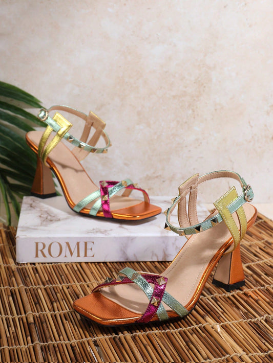 Elegant and Chic: Women's Fashion High-Heeled Sandals