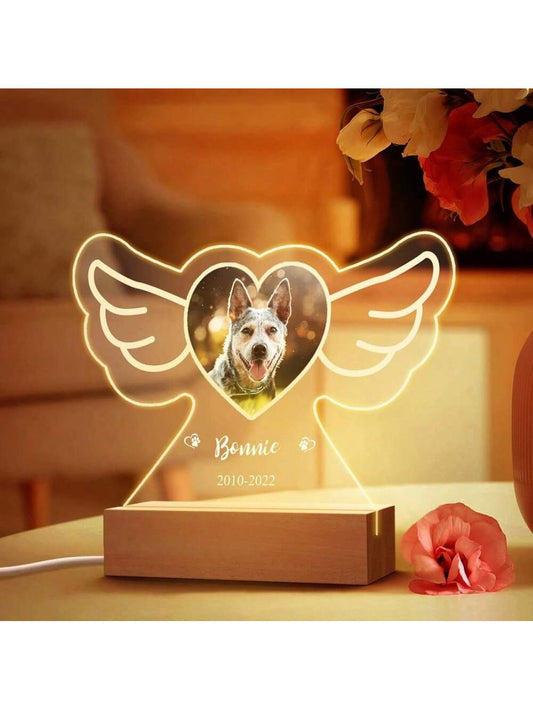 Honor the memory of your beloved pet with our custom photo frame. Made specifically for dogs or cats, this <a href="https://canaryhouze.com/collections/acrylic-plaque" target="_blank" rel="noopener">personalized gift</a> is a beautiful way to remember them. Crafted with high-quality materials, our frame features a customizable design that will showcase your furry friend's photo perfectly.