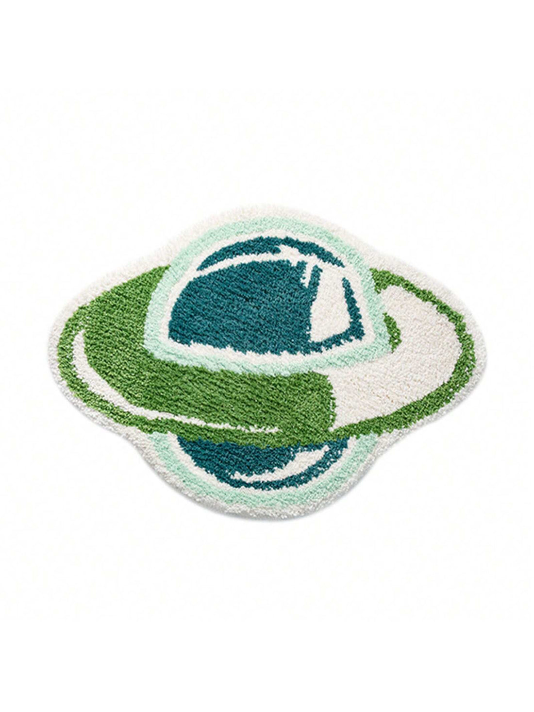 Green Alien Invasion Bath Mat - Soft, Plush, and Super Absorbent Bathroom Rug