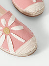 Chic and Classic: Flower Pattern Women's Flat Shoes