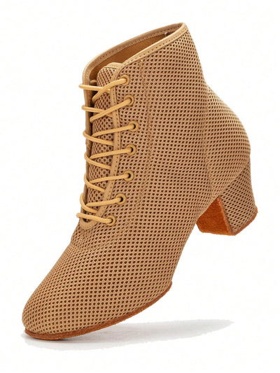 High Top Latin Dance Shoes: Stylish Salsa and Jazz Dancing Boots for Women