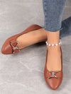 Sparkle and Shine: Rhinestone Women's Casual Flat Shoes