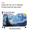 Starry Sky Print Universal Car Windshield Sun Shade: Stay Cool and Protected in Style