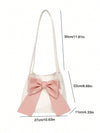 Stylishly Chic: Large Capacity Bucket Shoulder Bag for Women - Perfect for Daily Use