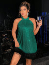 Sparkling Nights Plus Size Sequin Dress