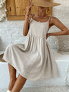 Feel the Summer Vibes with the Shoulder Tie Cami Dress