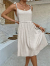 Feel the Summer Vibes with the Shoulder Tie Cami Dress